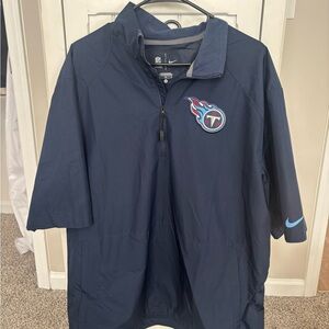 Nike Titans Dark Blue Quarter-Zip Jacket